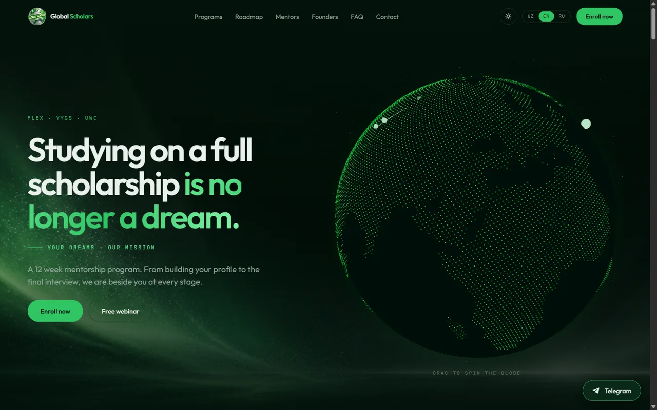 Home page of Global Scholars